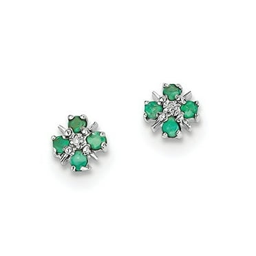 .925 Sterling Silver Genuine Diamond And Swiss Blue Topaz Post Stud Earrings 0.01 CTTW, I-J Color, I2 Clarity .925 Sterling Silver Genuine Diamond And Swiss Blue Topaz Post Stud Earrings 0.01 CTTW, I-J Color, I2 Clarity